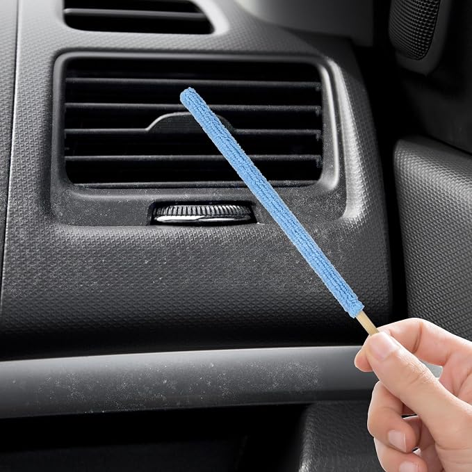 12 Pcs Microfiber Detail Duster Sticks, Mini Cleaning Tool - Image 5