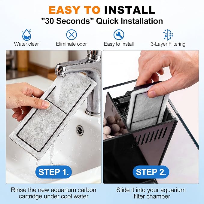4 Pack Replacement Carbon D Filter Cartridges Compatible - Image 6