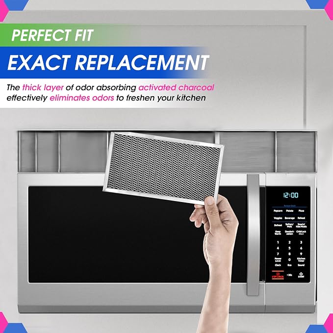 Microwave Charcoal Filter 11.15" x 6.10" - Image 5