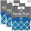 Nordic Pure 16x24x2 Pleated MERV 7 Air Filters 3 Pack by NordicPure