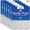 Nordic Pure 20x22x1 Pleated MERV 12 Air Filters 6 Pack by NordicPure