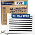 8x12 Aluminum 1-Way Air Vent Cover Wall or Ceiling Register – Multi-Shutter by ACLAMINAIRE
