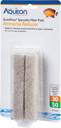 Aqueon QuietFlow LED PRO Ammonia Reducer 4 Count Filter Pads by Aqueon