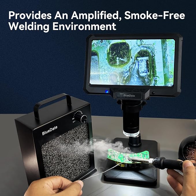 Solder Fume Extractor with HEPA and Carbon Filter - Image 7