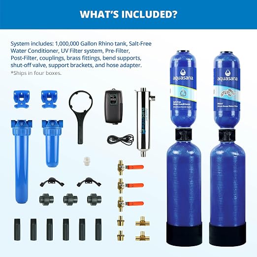 Aquasana Whole House Water Filter System | 1, 000 Gallons | Salt-Free Softener - Image 6