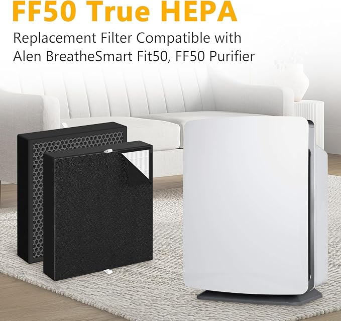 FF50 Filter Compatible with A len BreatheSmart FF50 FIT50 FF50 Purifier - Image 2