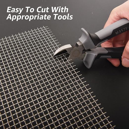 AMZDEPOT 2 Pack 14"x11" Wire Mesh, 5 Mesh Crimped Stainless Steel Mesh - Image 3