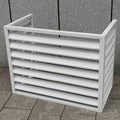 Freestanding Louvered Space Divider, outdoor garbage can enclosures, balcony by Unknown