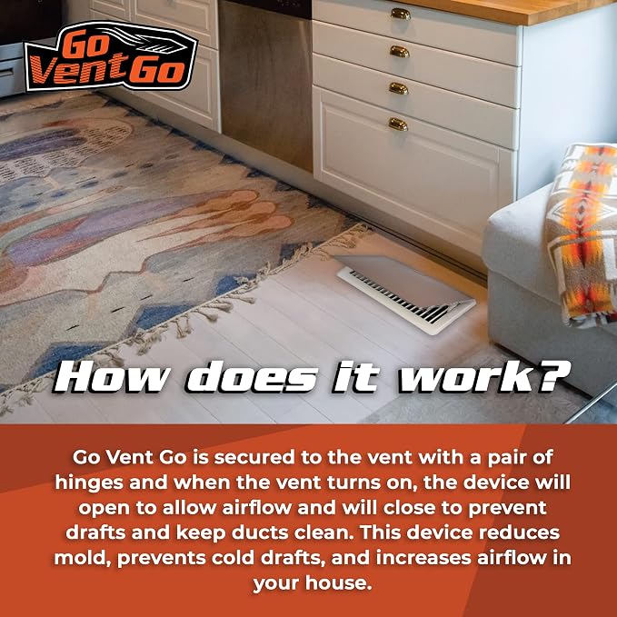 6 Pack GoVentGo Vent Deflector for Floor Registers - Image 6