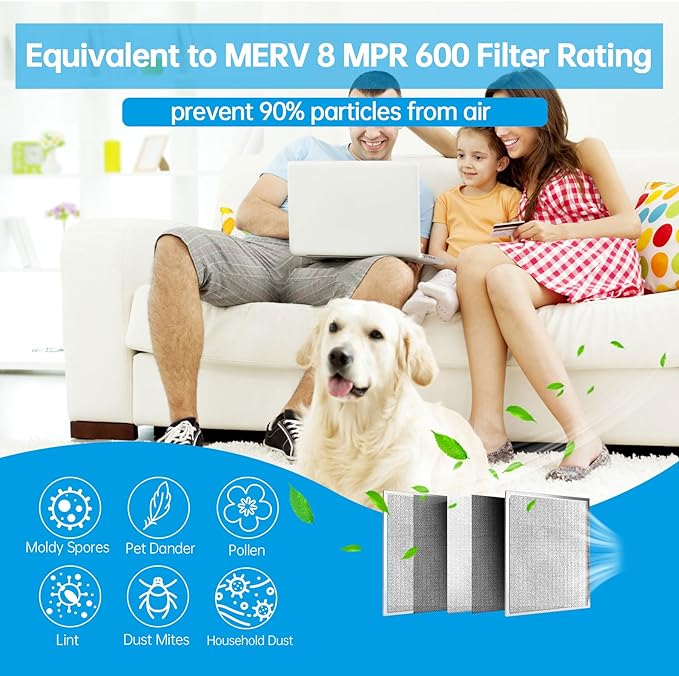 UBeesize 18x18x1 Reusable Electrostatic Air Filter HVAC AC Furnace Filter - Image 7