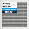 12x12x1 Air Filter-MERV 8, Washable & Reusable Electrostatic Air Filter by VOVAV