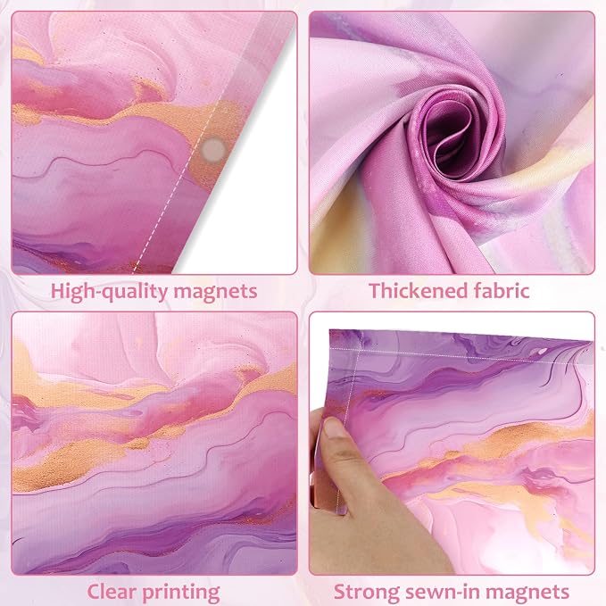 QOUBAI 6 Pcs Fluorescent Light Covers, 4x2 Feet Magnetic Light Cover - Image 3