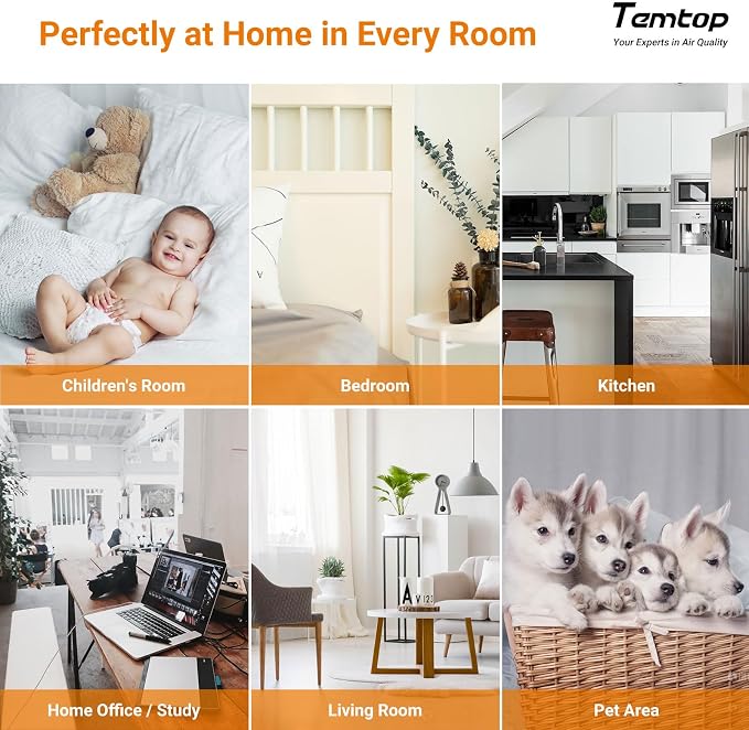 Temtop Complete Home Air Quality Monitoring System – M100 2nd Gen Touchscreen - Image 9