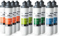 iSpring F10DS 2-Year Replacement Supply Filter Cartridge Pack Set by iSpring