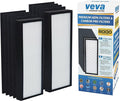 VEVA Genuine 8000 Elite Pro Series Air Purifier 2 HEPA Filters & 8 Carbon by VEVA