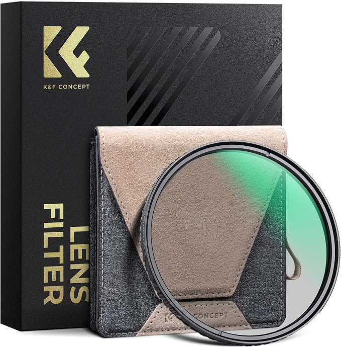 K&F CONCEPT 82mm Circular Polarizers Filter Super Slim by KFCONCEPT