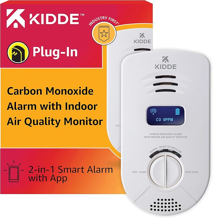Kidde Smart Carbon Monoxide Detector & Indoor Air Quality Monitor, Alexa by Unknown