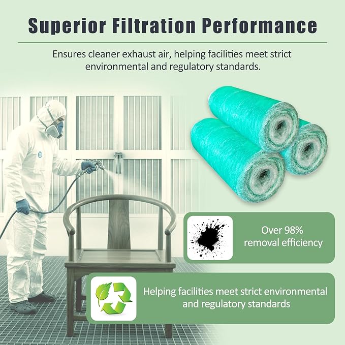 Fiberglass Paint Booth Filter Roll - Image 3