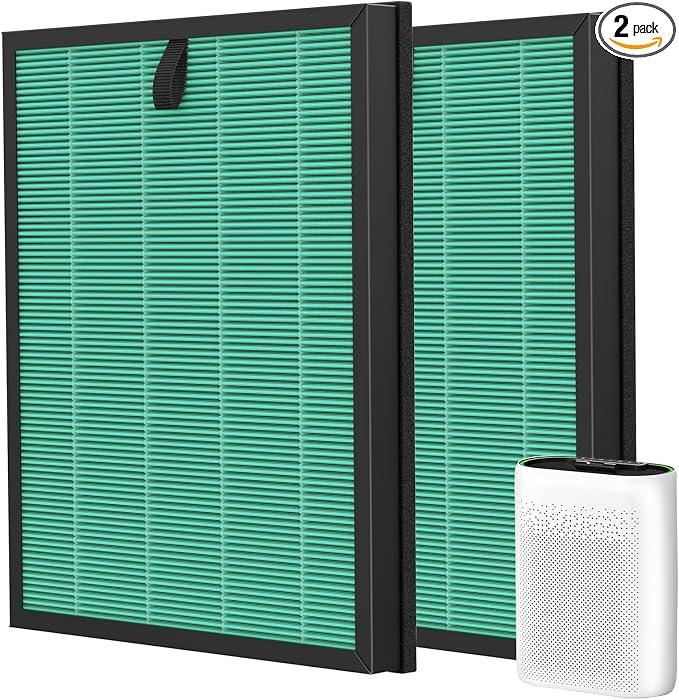 2 Pack MK-D05 Air Filter Replacement by AddtoYourCart