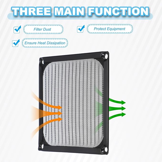 PATIKIL 92mm Fan Filter Grill - Image 3