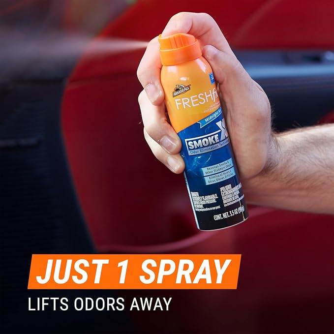 Armor All Fresh FX Smoke X Car Odor Eliminator Spray, Car Air Freshener Spray - Image 4