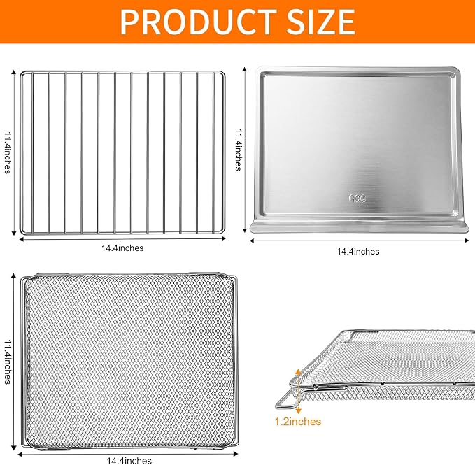Toaster Oven Replacement Parts for Typhur Sync Oven 12 in 1 Countertop Air - Image 2