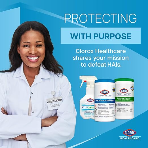 Clorox Healthcare Hydrogen Peroxide Disinfecting Wipes, Antibacterial Cleaner - Image 6