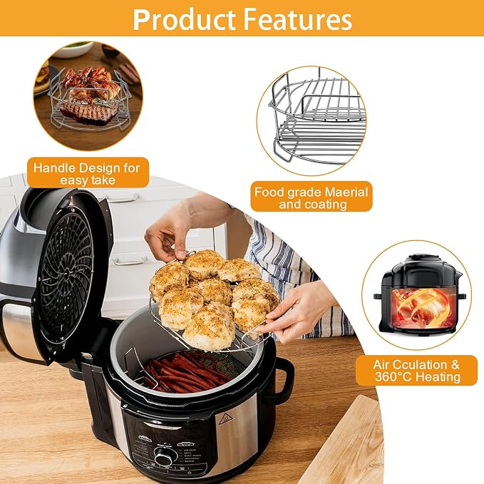 Air Fryer Replacement Parts for Ninja Foodi FD401 12 IN 1 OS401 10 IN 1 8 Quart - Image 4