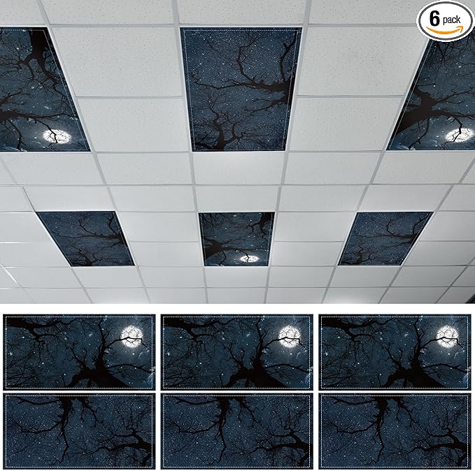 Wiooffen 6 Pcs Fluorescent Light Covers by Wiooffen