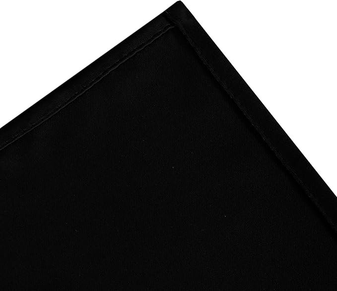 LEMOMO Black Thermal Blackout Curtains/42 x 95 Inch/Set of 2 Panels Room Darkening Curtains for Bedroom