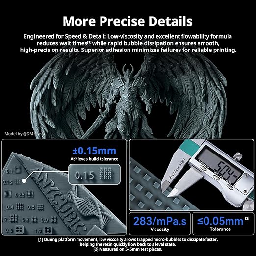 ANYCUBIC 2nd Gen Resin Technology ABS-Like Resin 2.0, 3D Printer Resin - Image 4