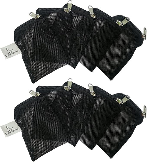 10 Pcs 3" x 4" Aquarium Filter Media Bags Small, Mini Fish Tank Media Mesh by CoverGeny