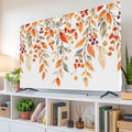 Autumn Leaves Orange Watercolor Indoor TV Cover, Elastic TV Screen Protector by Unknown