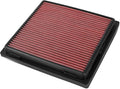 Auto Dynasty High Flow Engine Air Panel Filter Drop-in Reusable & Washable by AutoDynasty