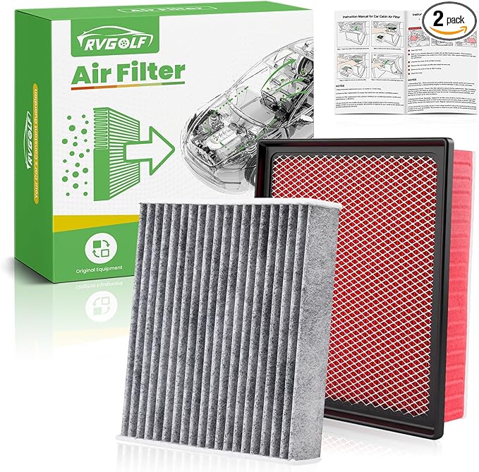 Engine+Cabin Air Filters Kit Fit by RVgolf