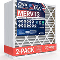 BNX TruFilter 20x20x4 MERV 13 Air Filter by BNX