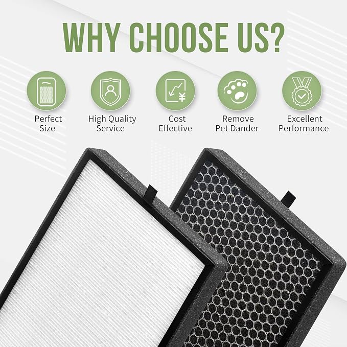 KJ350G Filter Compatible with TOSOT Air Puri-Fier KJ350G Replacement Filter - Image 2