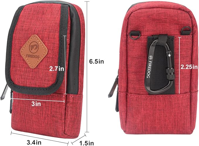 FIREDOG Smell Proof Bag, Odor Proof Pouch Mini Crossbody Bags - Image 8