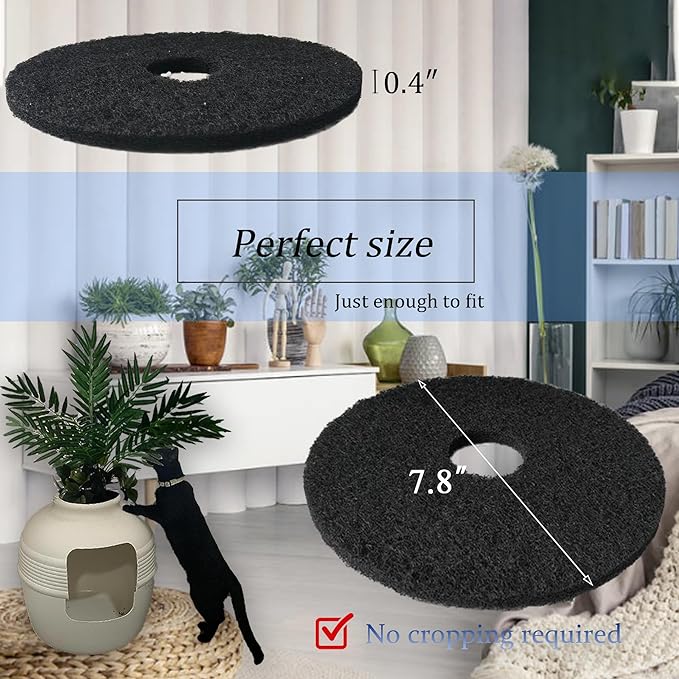 PurifyLogix Cat Litter Box Replacement Carbon Charcoal Filters Compatible - Image 4