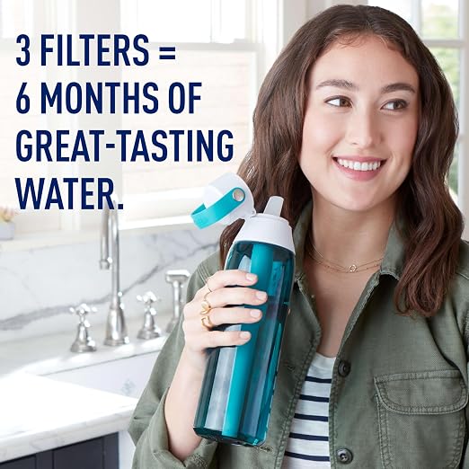 Brita Water Bottle Replacement Filters, Replaces 1, 800 Plastic Water Bottles a - Image 6