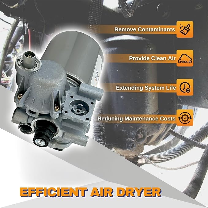 TORQUE R955205 Air Dryer For Wabco System Saver 1200 Series, 12V Air Filter for - Image 5
