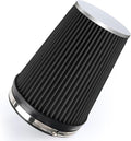 6" 152mm Cold Air Intake Filter Clamp-On Replacement High Flow Inlet Air Filter by DrivewithConfidence