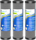 EXCELPURE 1 Micron 10" x 2.5" Whole House CTO Carbon Water Filter Cartridge by EXCELPURE