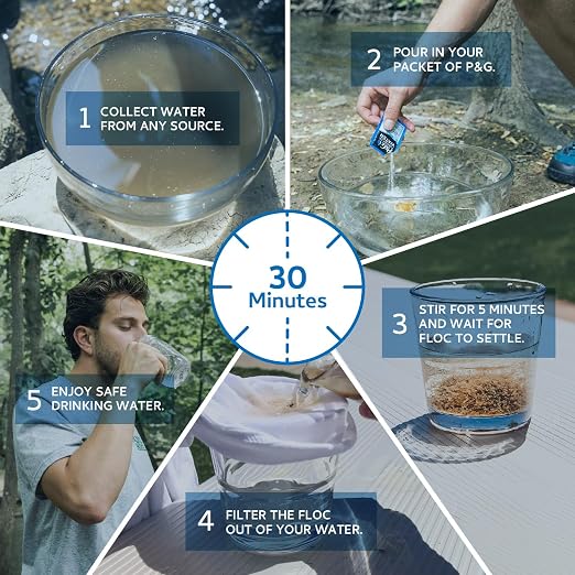 P&G Purifier of Water Portable Water Purifier Packets - Image 4