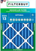 Filterbuy 14x20x4 Air Filter MERV 13 Optimal Smoke & Allergy Defense, by Filterbuy