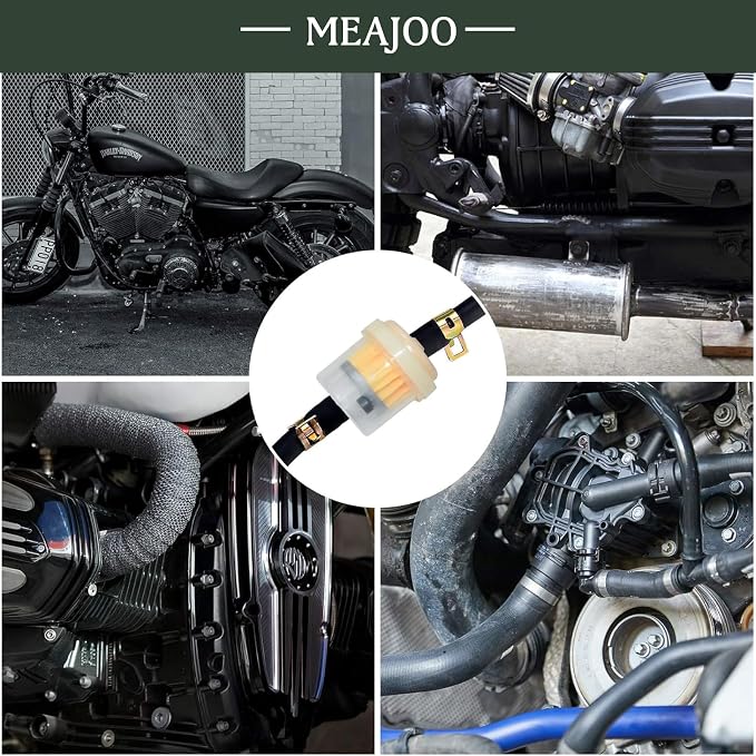 10PCS 1/4" 6mm-7mm Gas Inline Fuel Filter, - Image 8