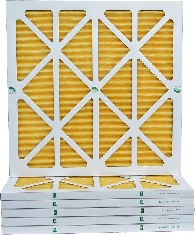 Glasfloss ZL 22x22x1 MERV 11 AC Furnace Pleated Air Filters. Box of 6. Actual - Image 4