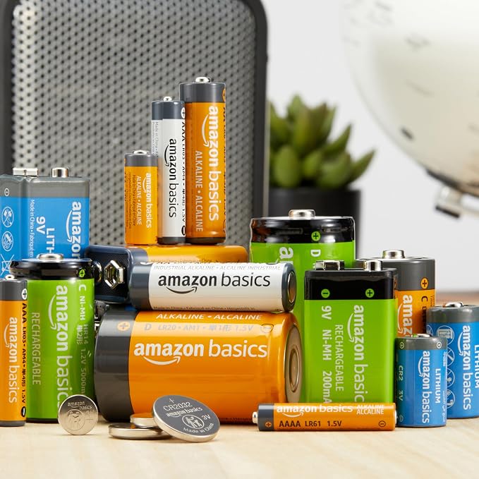Amazon Basics 4-Pack 9V Long-Lasting Alkaline Batteries - Image 5