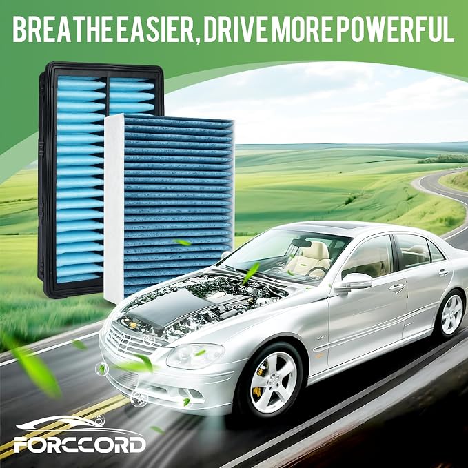 Cabin Air Filter & Engine Air Filter Kit Fit - Image 8