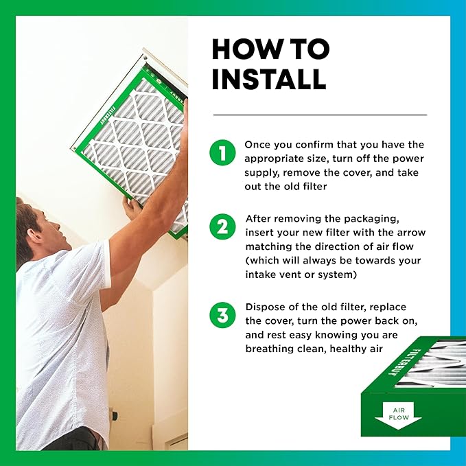 Filterbuy 20x20x5 Air Filter MERV 8 Essential Dust & Allergy Defense, - Image 5
